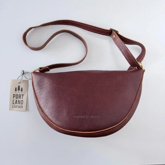 NWT Portland Leather Koala Sling Bag Medium in Nutmeg - Picture 7 of 14